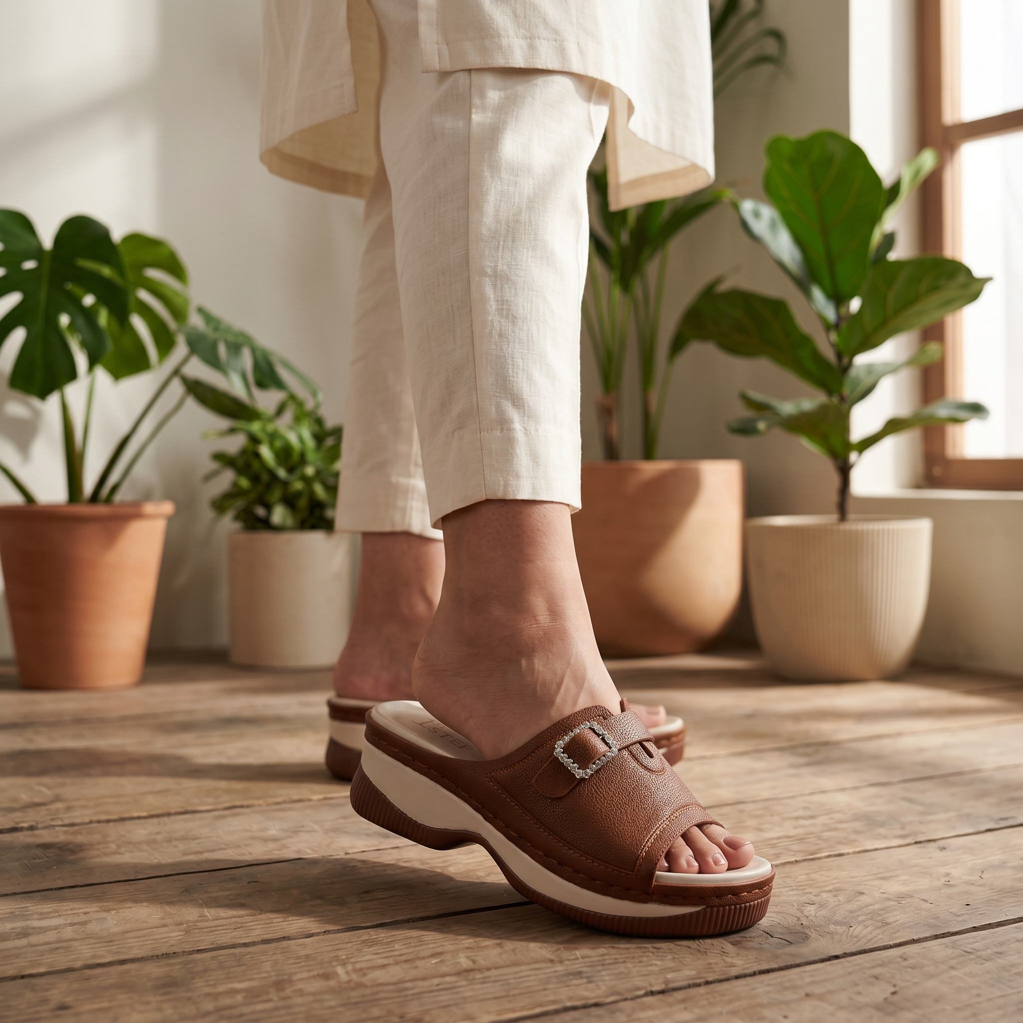 Casual Slipper Brown 0414046