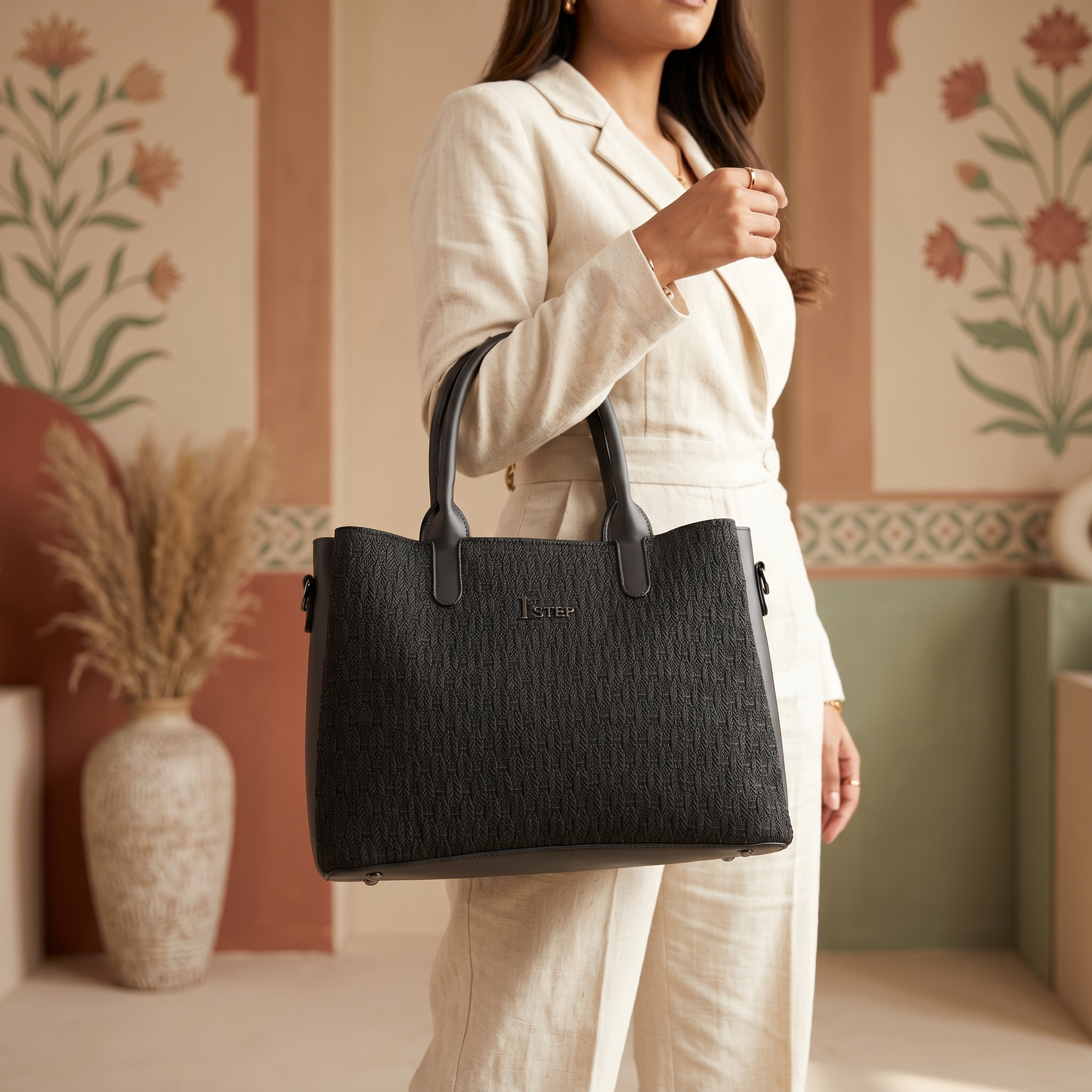 Casual Shoulder Bag Gray 0331757