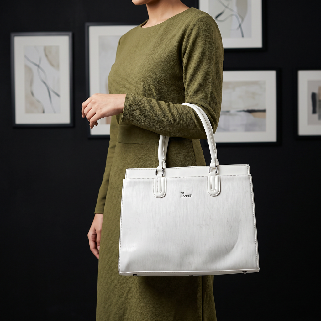 Casual Shoulder Bag White 0331774