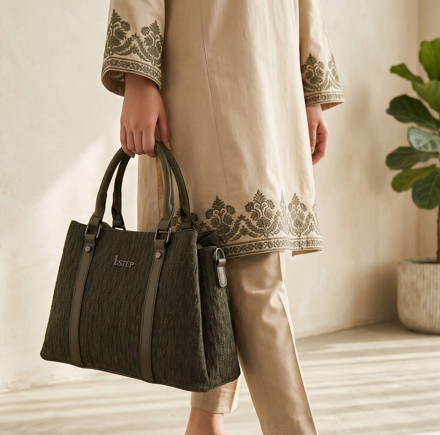 Casual Shoulder Bag Green 0331755