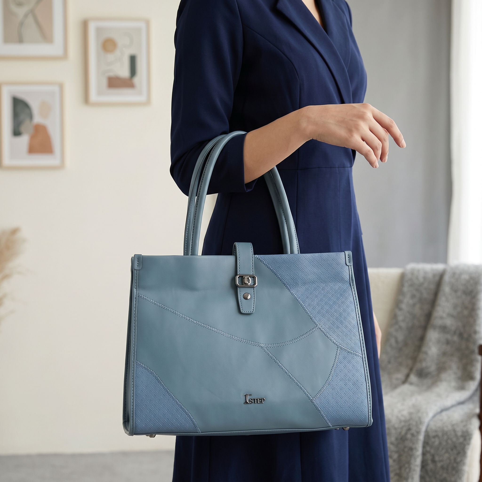 Casual Shoulder Bag Blue 0331775
