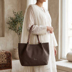 Casual Shoulder Bag Dark Brown 0331765