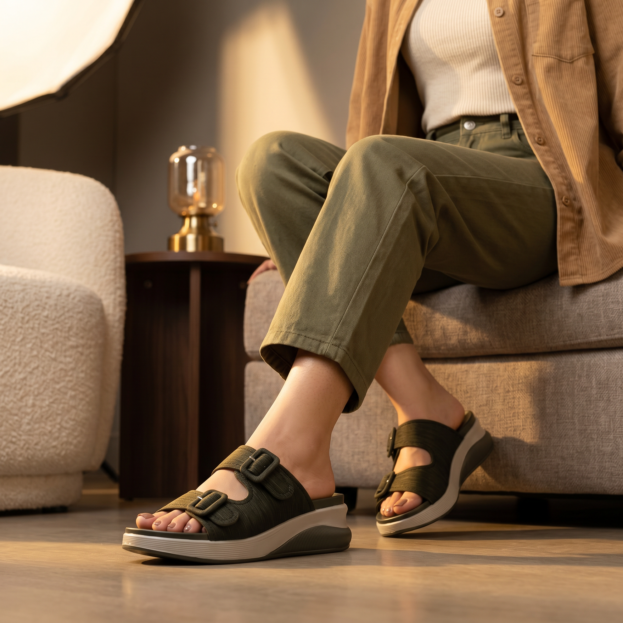 Casual Slipper Green 0414014