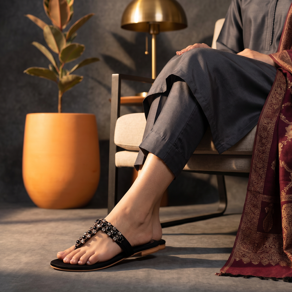 Fancy Slipper Black 0413871