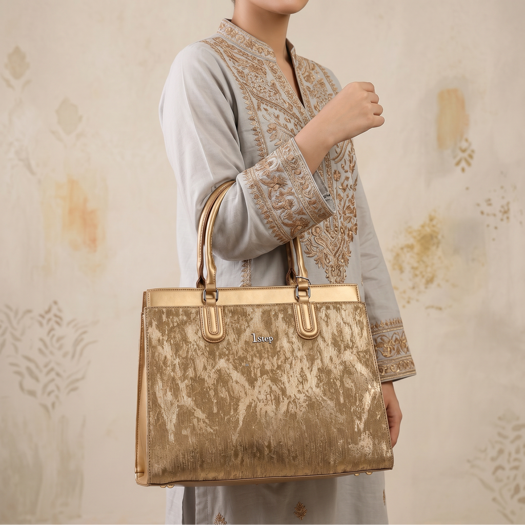 Casual Shoulder Bag Golden 0331774