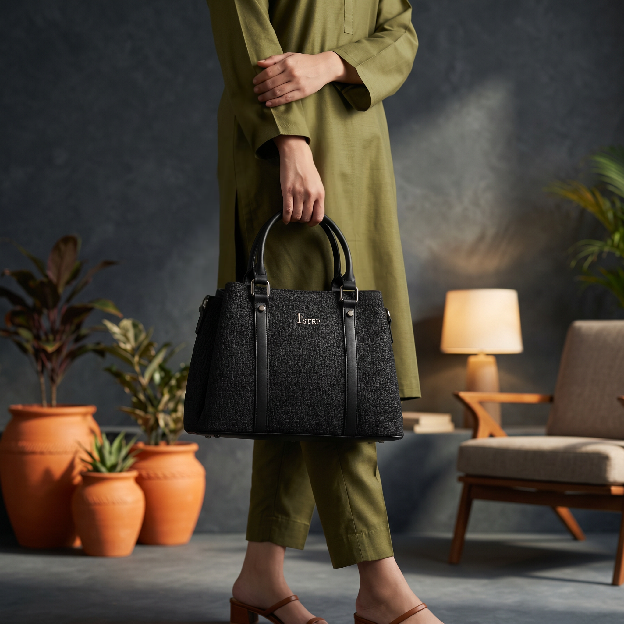 Casual Shoulder Bag Black 0331755