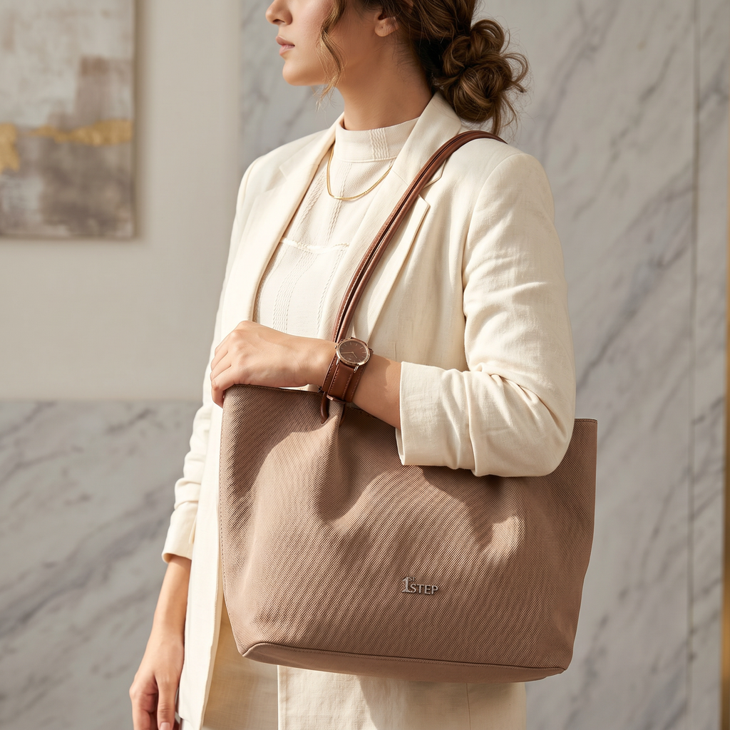 Casual Shoulder Bag Light Brown 0331765