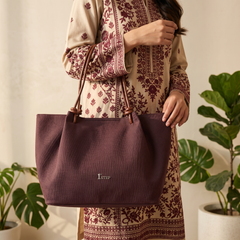 Casual Shoulder Bag Maroon 0331765