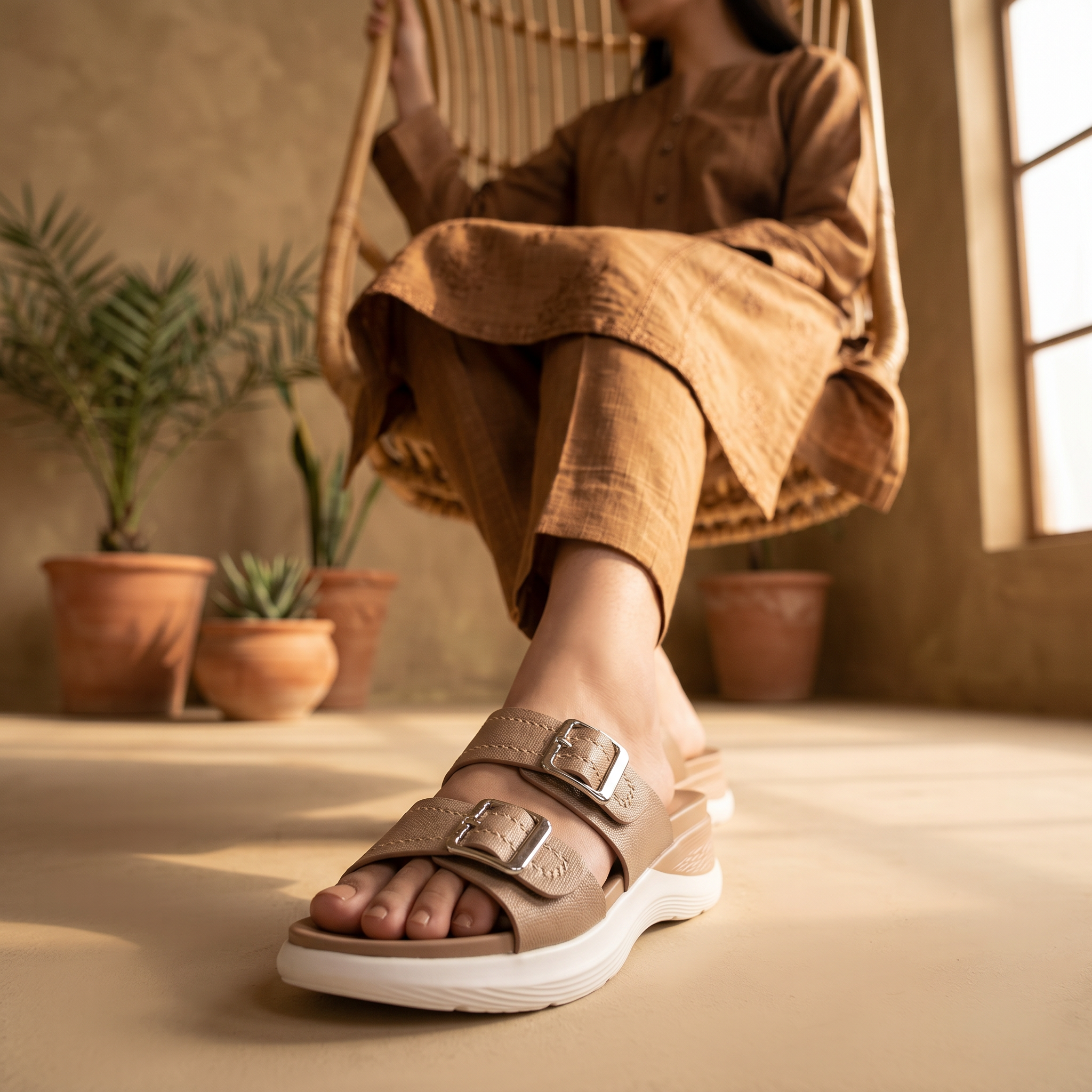 Casual Slipper Fawn 0414062