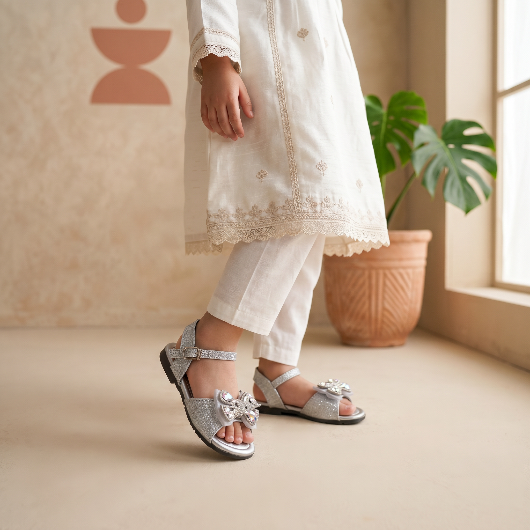 Baby Fancy Sandal Silver 0721208
