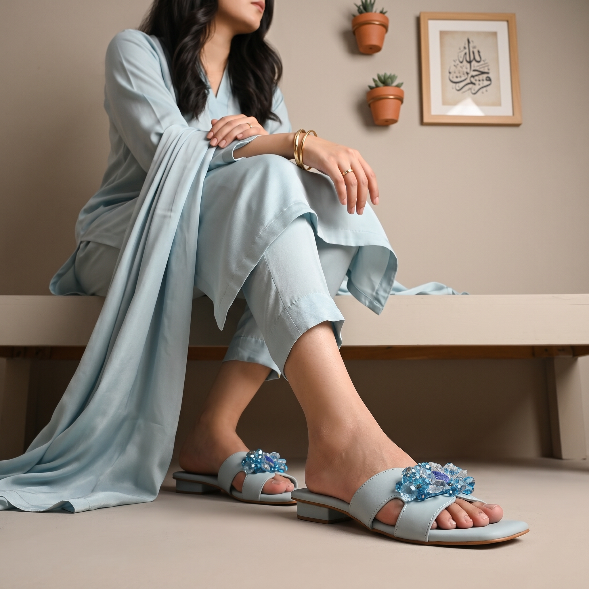 Fancy Slipper Blue 0413743
