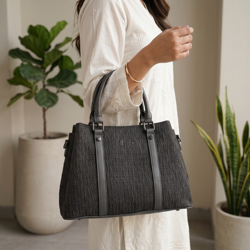 Casual Shoulder Bag Gray 0331755