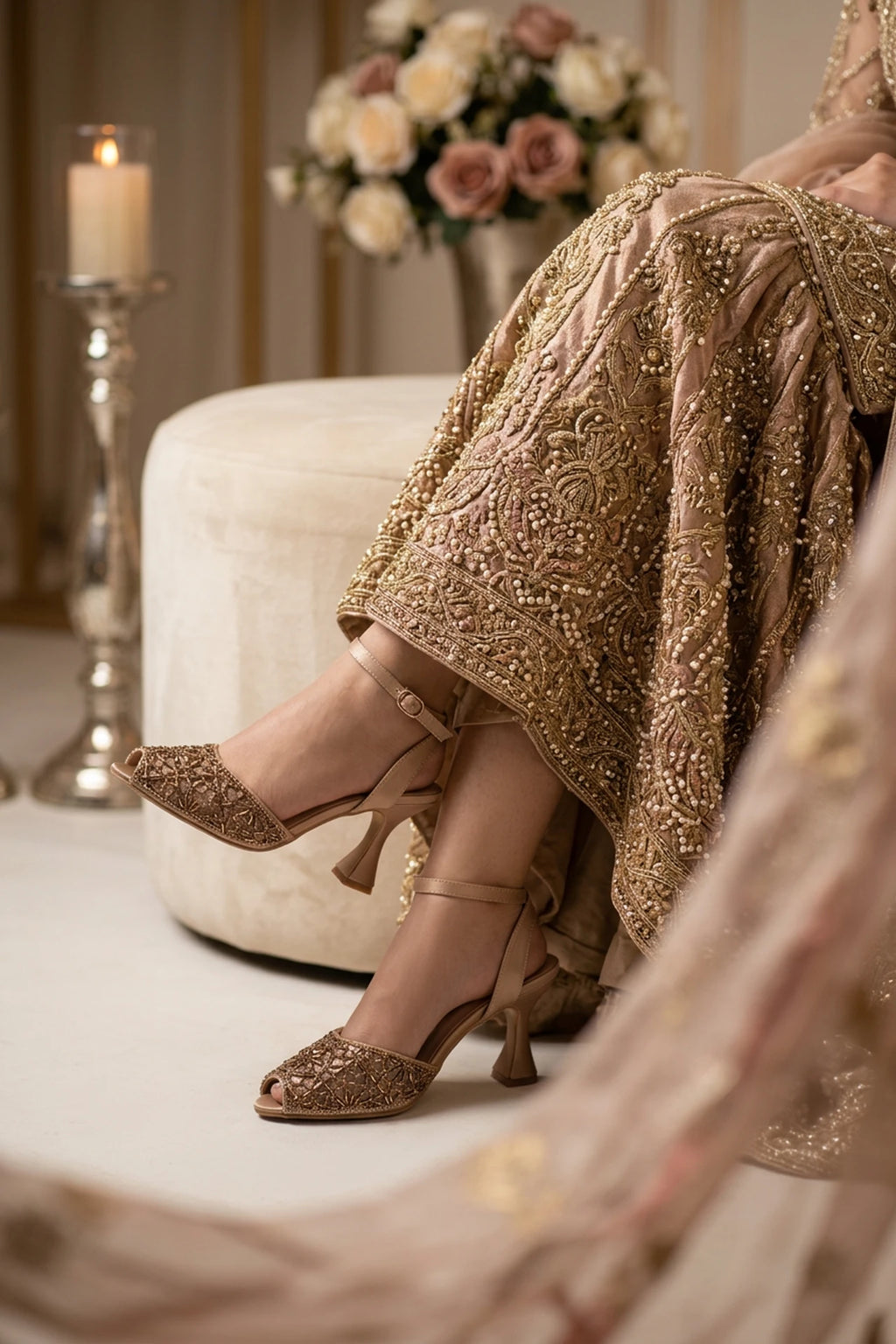 Fawn Bridal Peep Toes 0450097