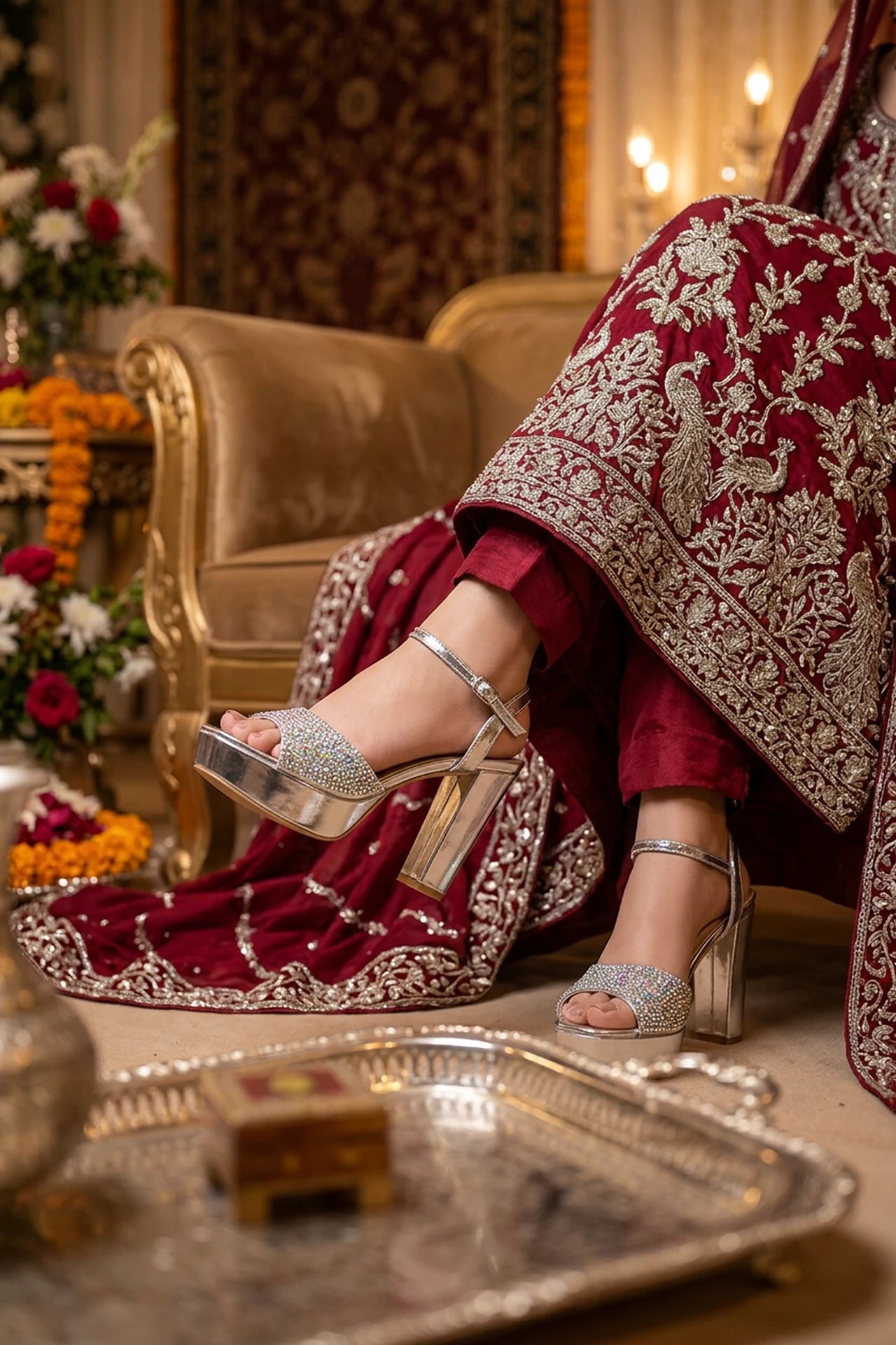 Bridal Sandal Silver 0421660