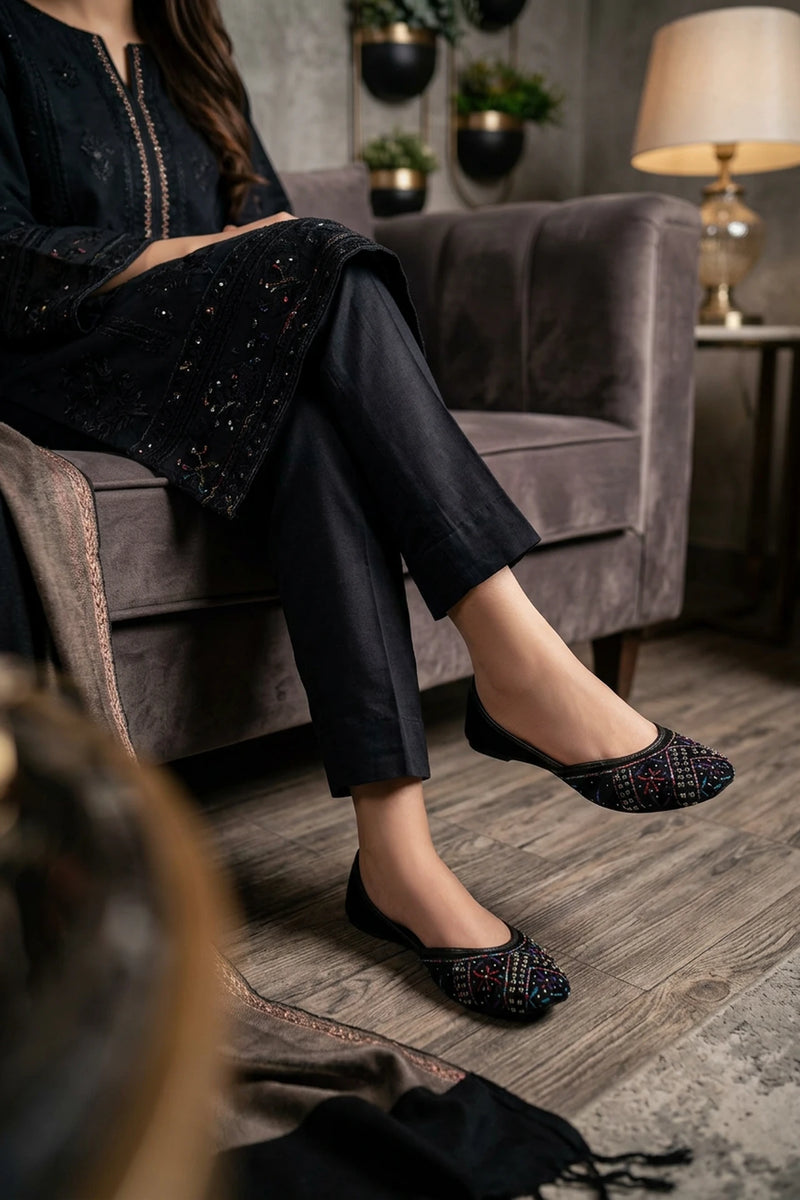 Fancy Khussa Black 0460027