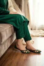 Green Khussa For Women 0440792