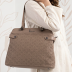 Casual Shoulder Bag Light Brown 0331763