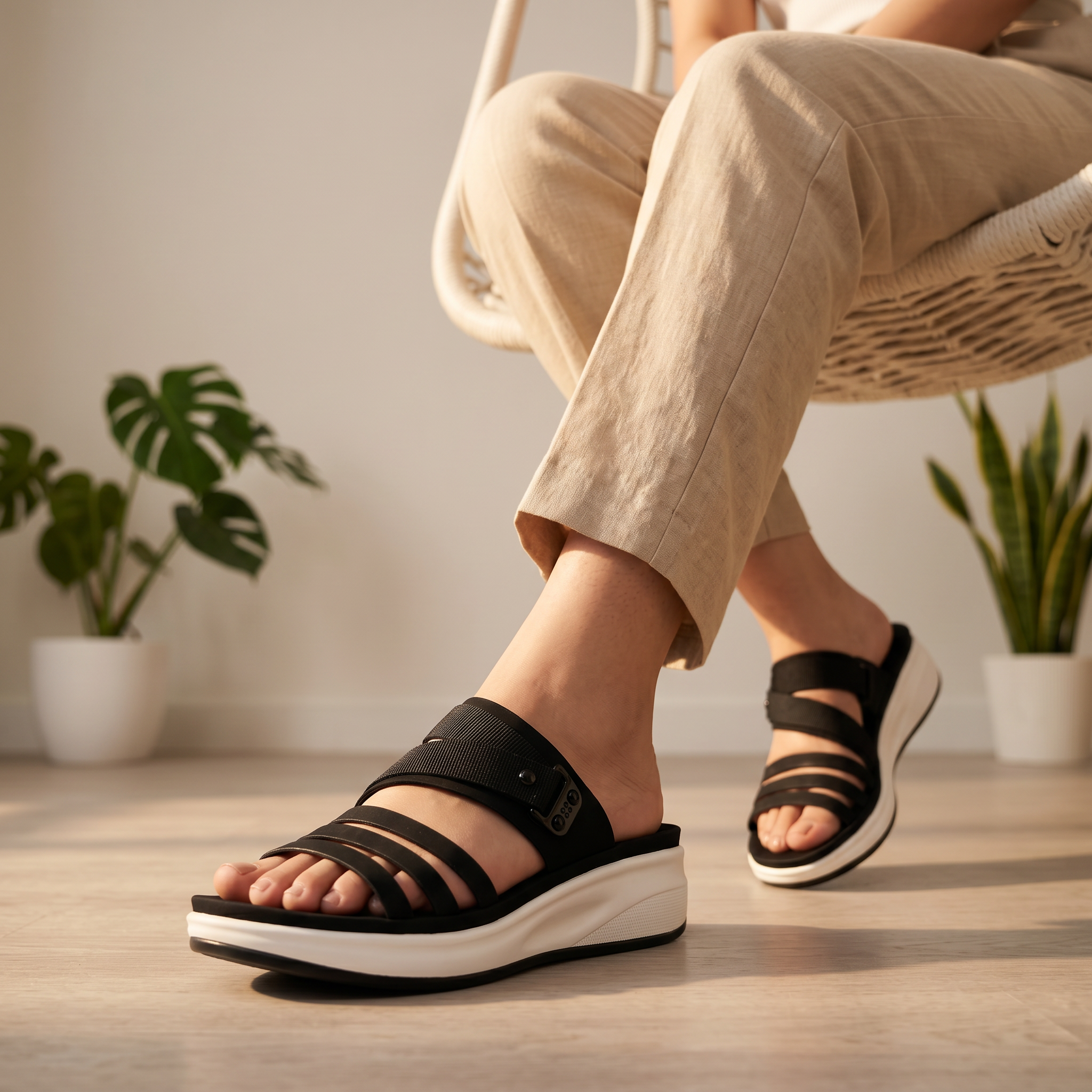 Casual Slipper Black 0414040