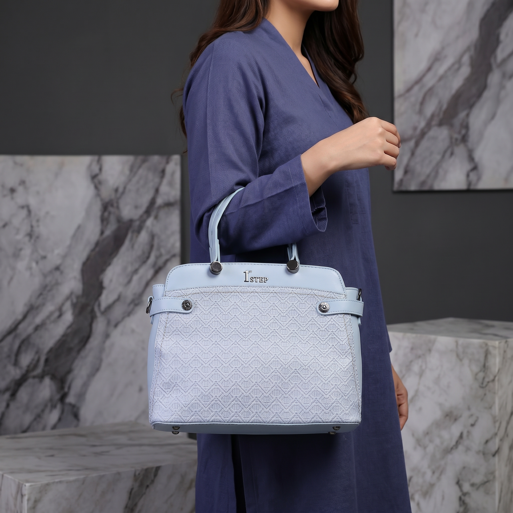 Casual Shoulder Bag Light Blue 0331763