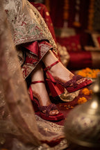 Bridal Sandal Maroon 0421546