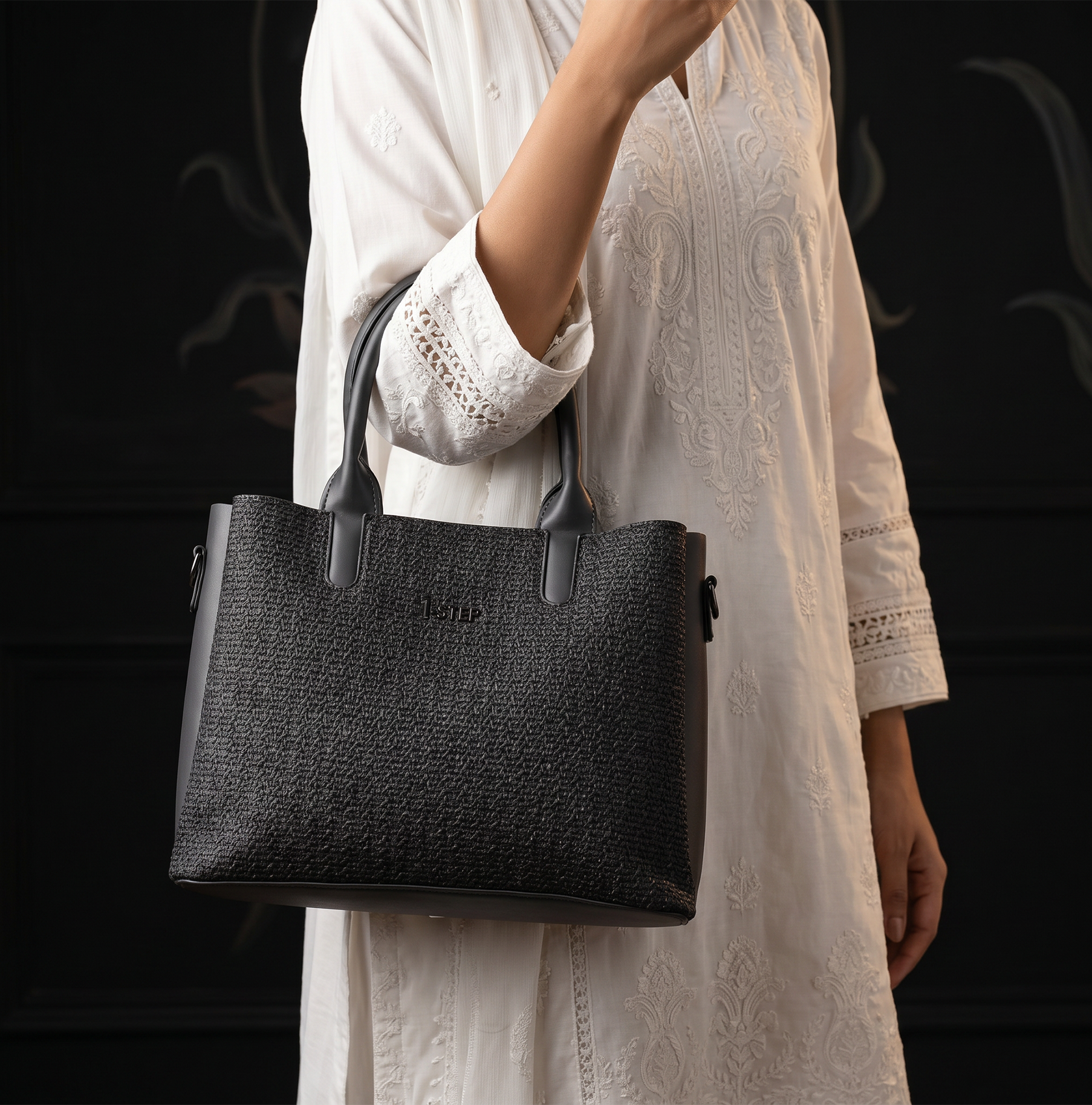 Casual Shoulder Bag Gray 0331758