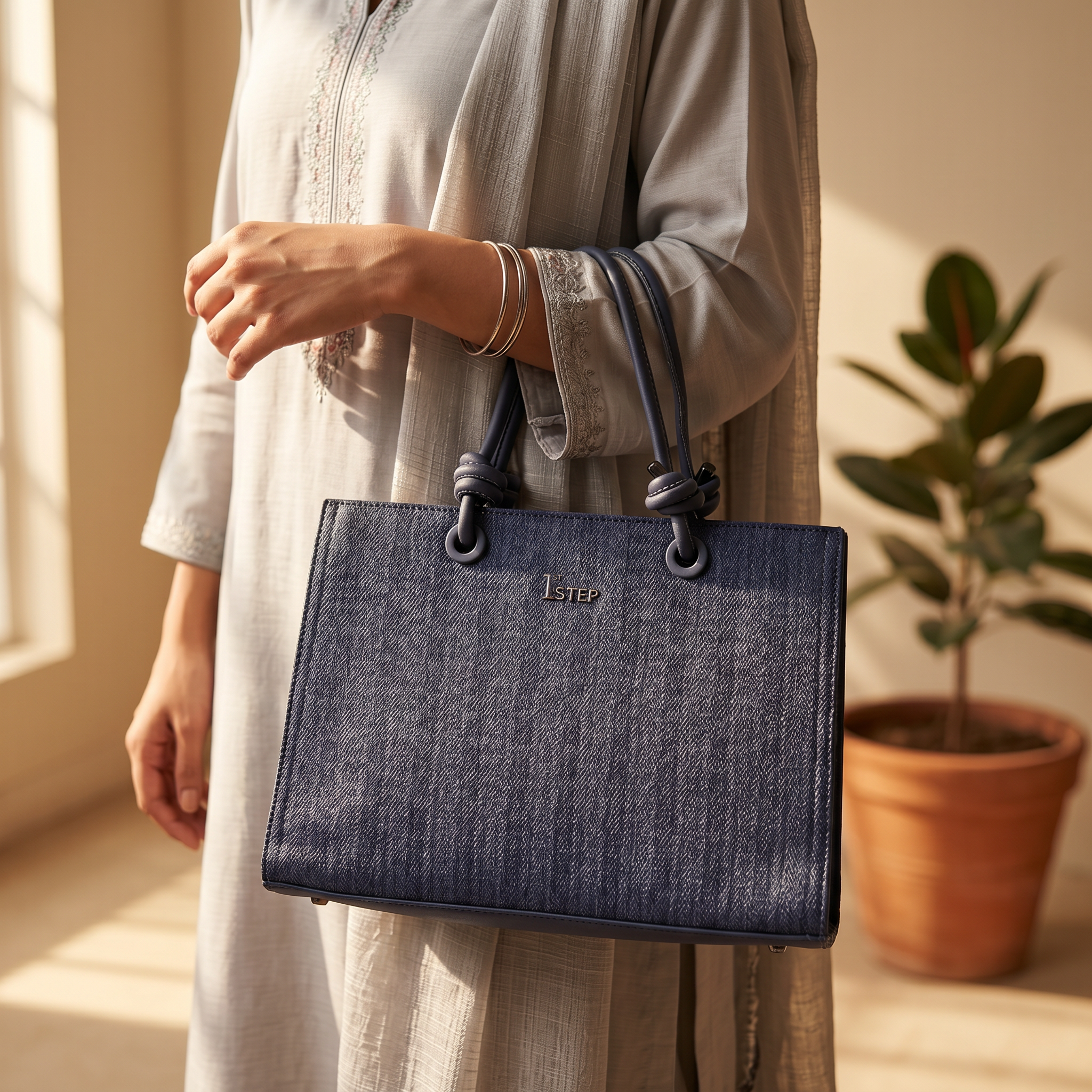 Casual Shoulder Bag Blue 0331779