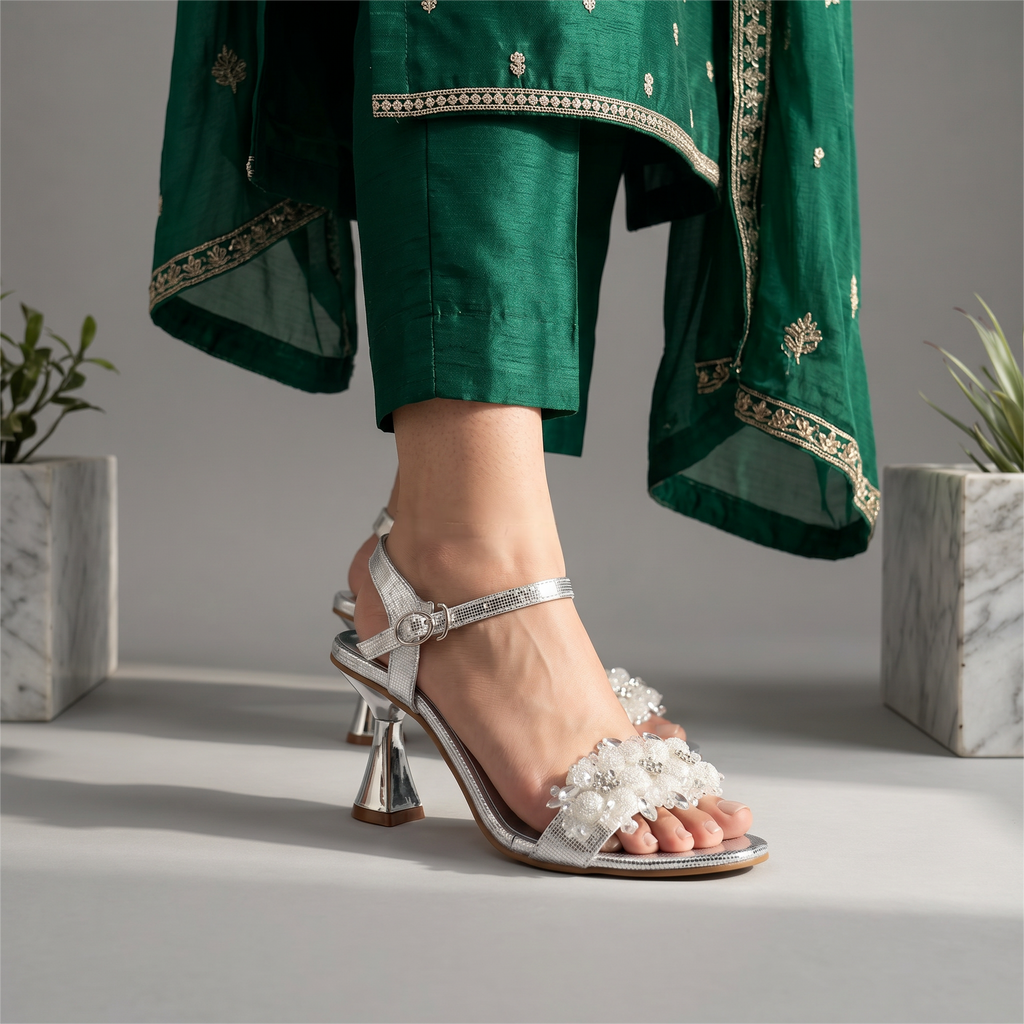 Fancy Sandal Silver 0421707