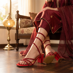 Red Bridal Sandals 0421331
