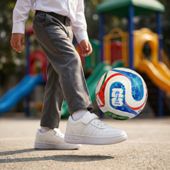 Baba School Shoes White 0650819