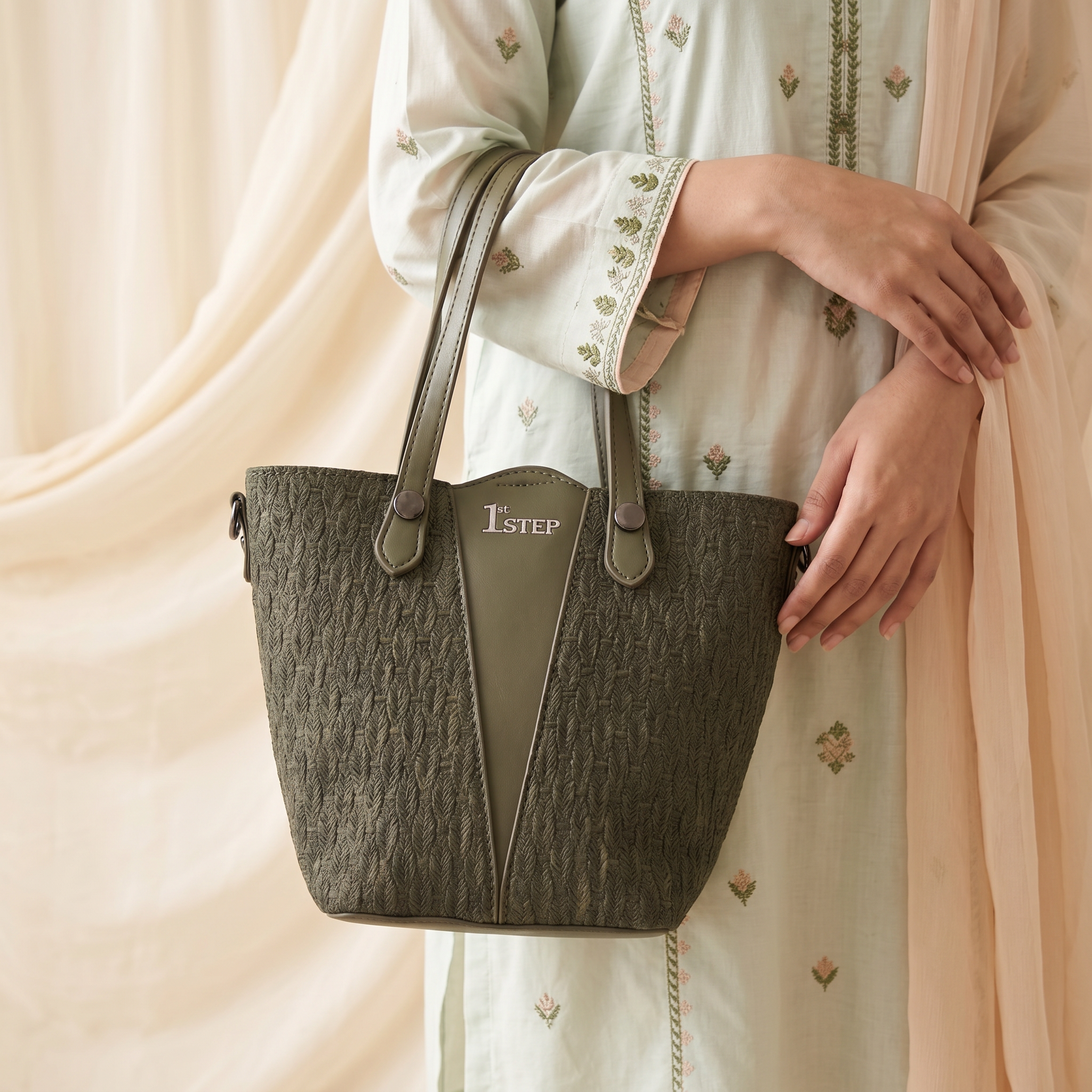 Casual Hand Bag Green 0322298