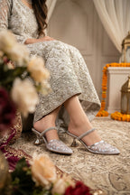 Bridal Court Shoes Silver 0450184