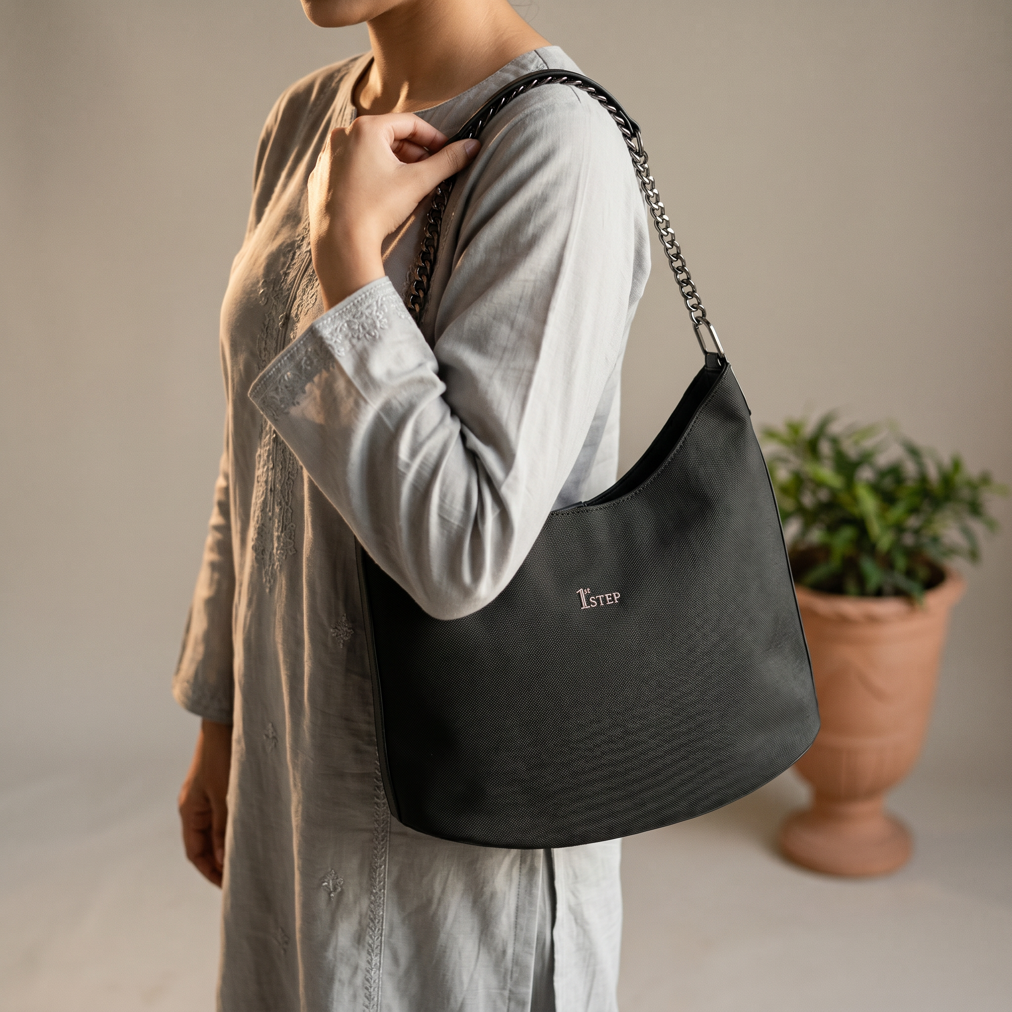 Casual Shoulder Bag Black 0331767