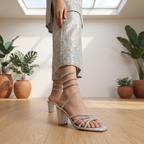 Silver Bridal Sandals 0421331