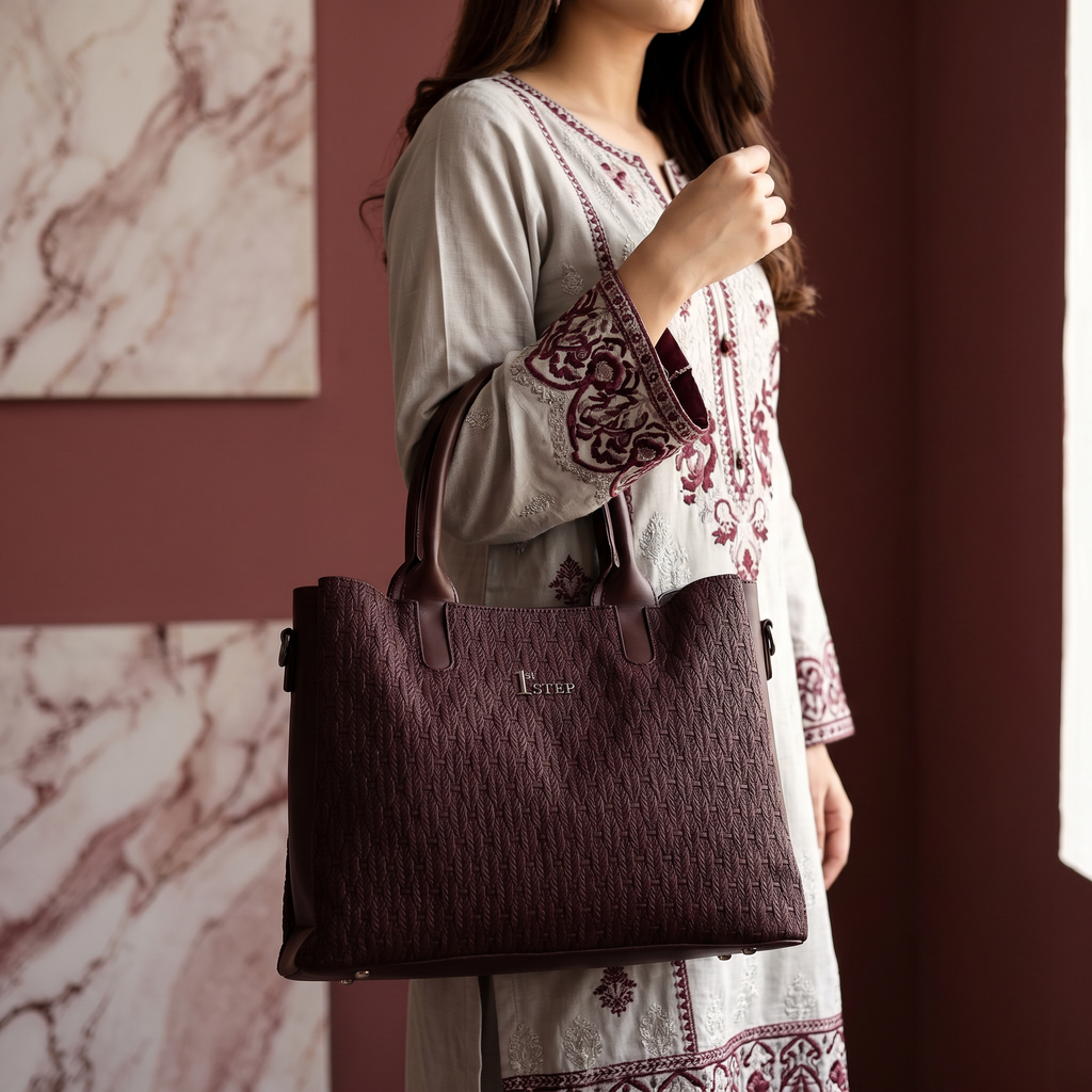 Casual Shoulder Bag Brown 0331757