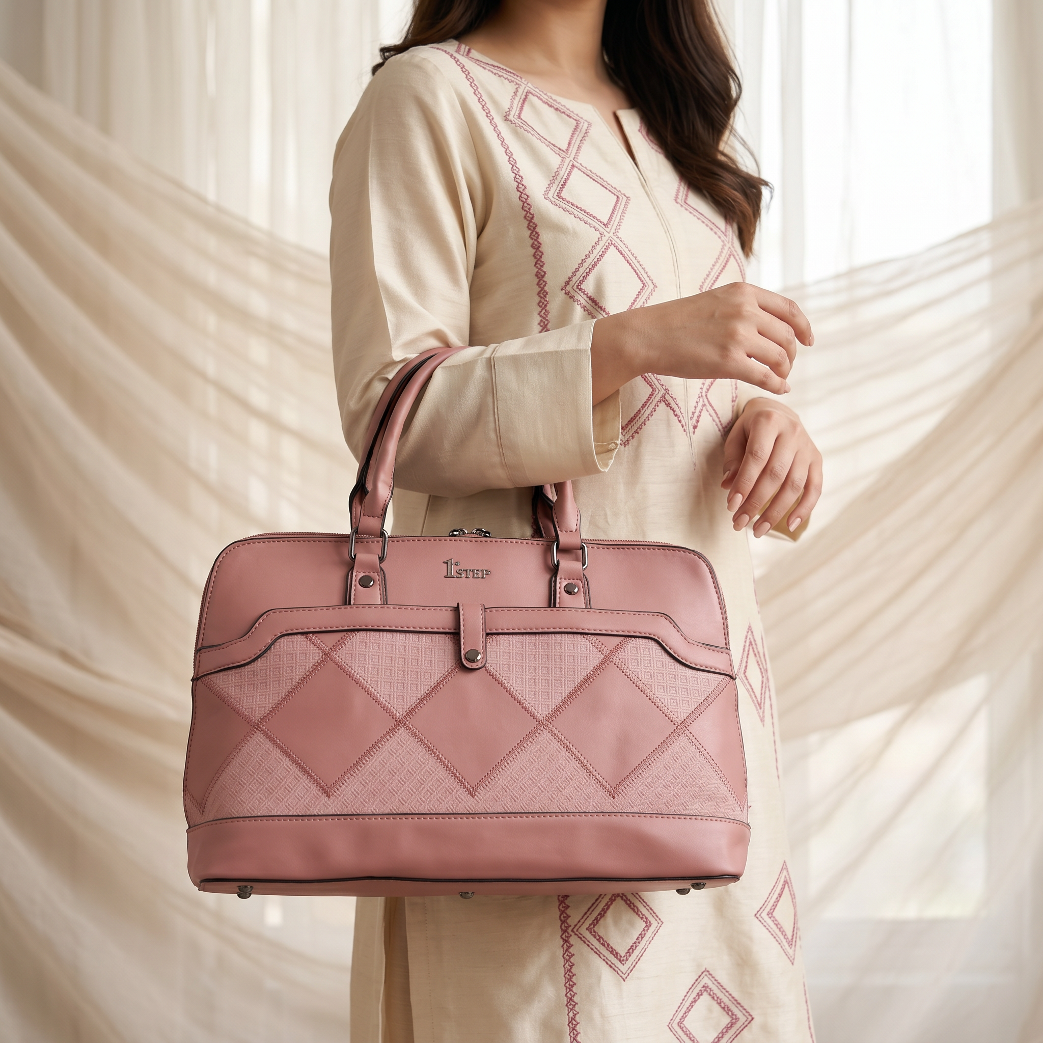 Casual Shoulder Bag Pink 0331782