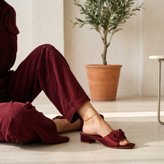 Fancy Slipper Maroon 0413943