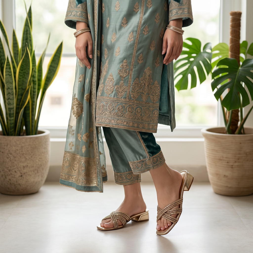 Fancy Slipper Golden 0413938