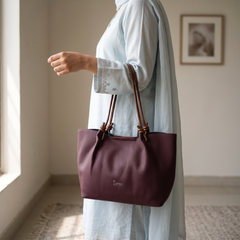Casual Shoulder Bag Maroon 0331771