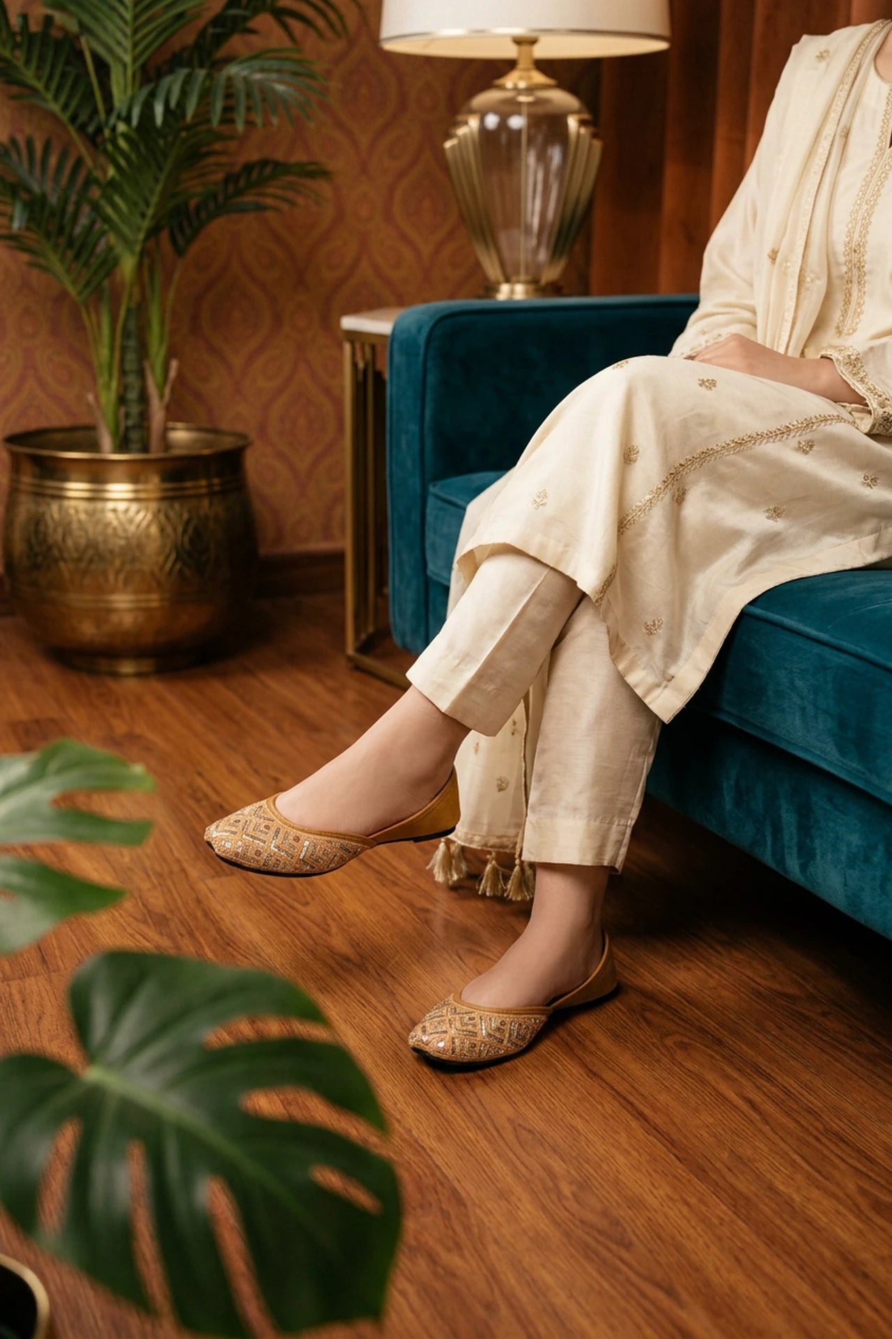 Casual Khussa Mustard 0460020