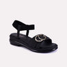 magnolia black casual sandals