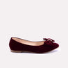 mallis womens maroon fancy pumps