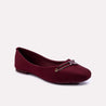 margot maroon casual pumps