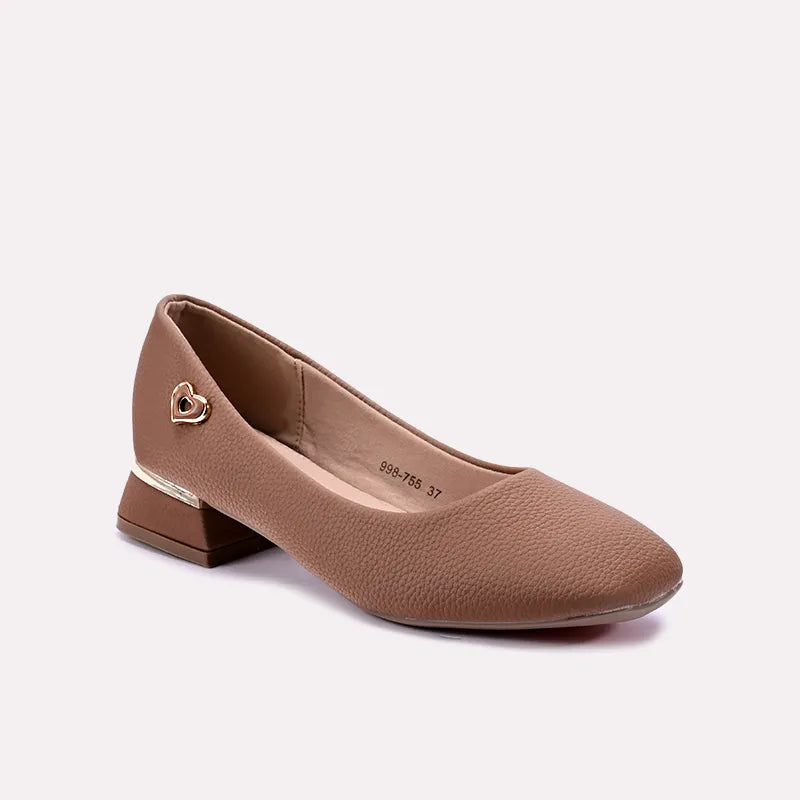 maria brown casual pumps