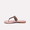 marlene peach fancy slippers for women