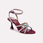 Maroon Bridal Sandals 0421329