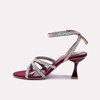 Maroon Bridal Sandals 0421329