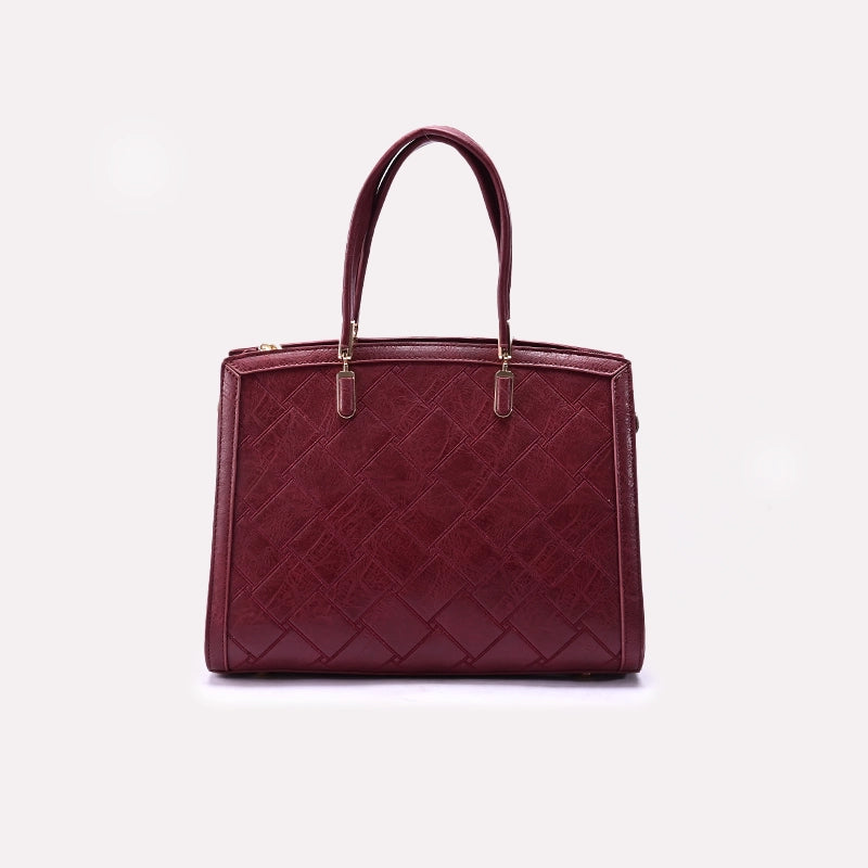 Maroon Casual Shoulder Bag
