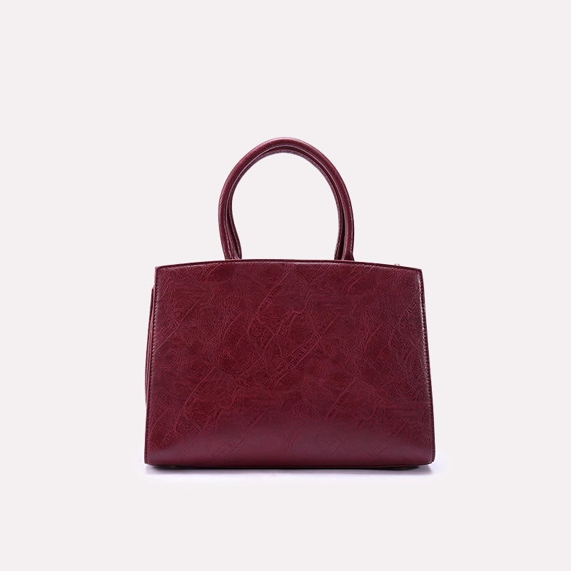 Maroon Casual Shoulder Bag for Women