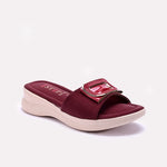 Maroon Comfy Casual Slippers 0413165