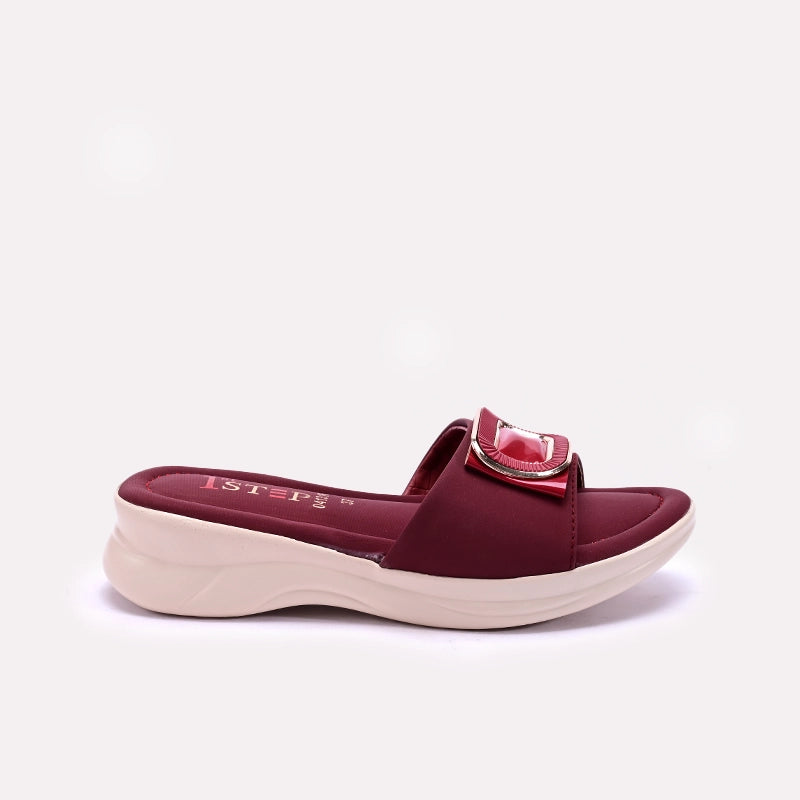 Maroon Comfy Casual Slippers 0413165